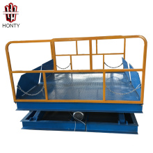 China stationary material electric person goods lifts hand scissor lift pallet